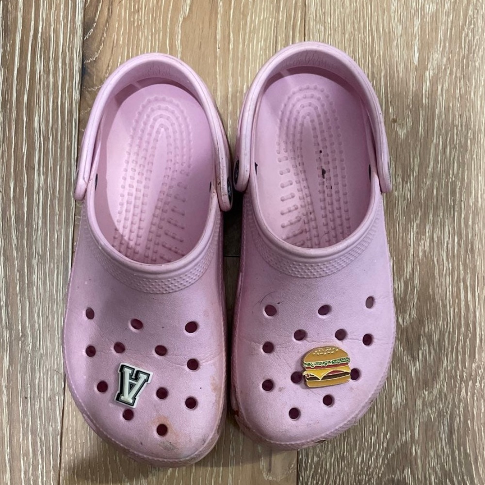 Pink Crocs